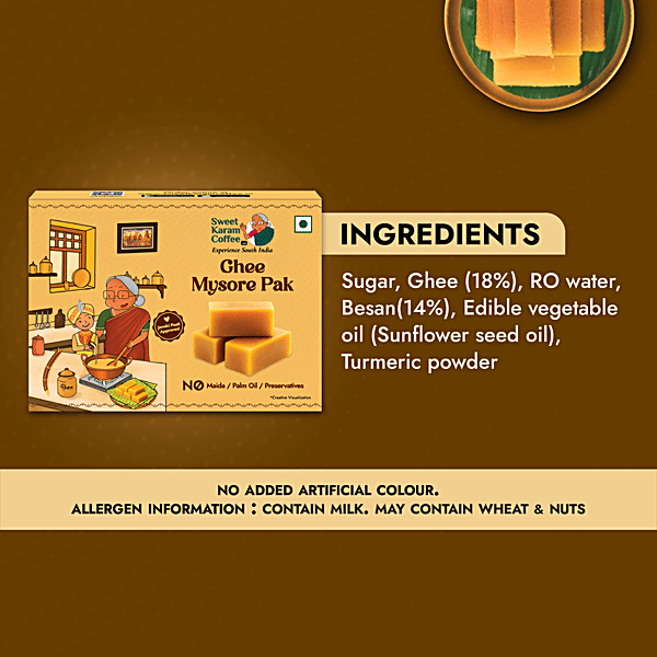 Buy Sweet Karam Coffee Ghee Mysore Pak Online at Best Price of Rs