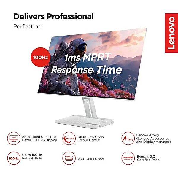 Buy Lenovo Lenovo L27i4A 68.58 cm (27 inch) Full HD IPS Panel