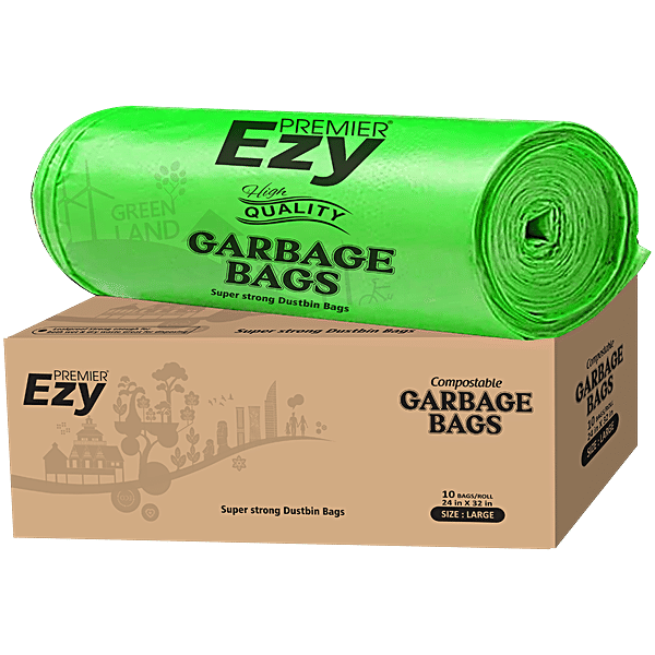 Buy Premier Compostable Garbage Bags - Large, 60.96 x 81.28 cm