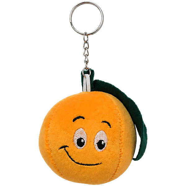 Buy Lazy Baby Orange Fruit Plush Keychain Toy - 8 cm Online at