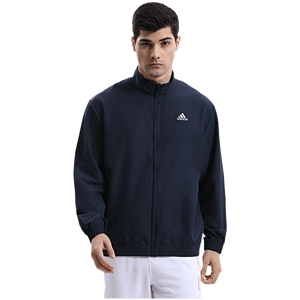 Buy Adidas Sports Men's Jacket - Navy Blue Online at Best Price of