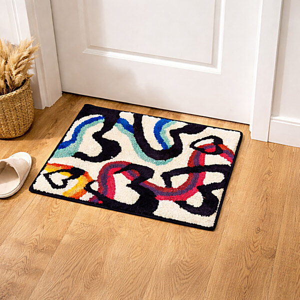 Buy Elegant Weavers Love Mark Mat - 58 x 38 cm Online at Best