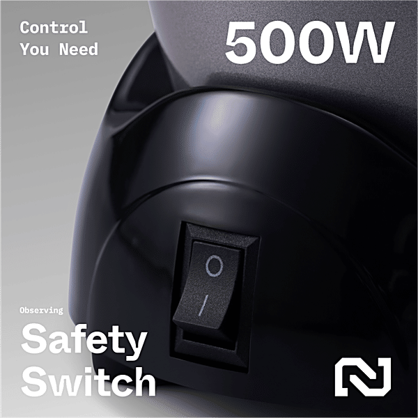 Nutripro Nutri Blender 500W Silver & Black - Image 4