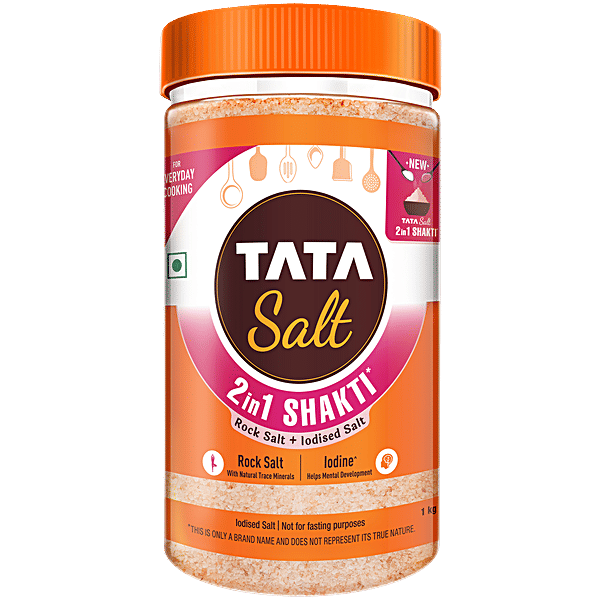saltページ Buy Tata Salt 2 in 1 Rock & Iodised Shakti Salt Online at Best