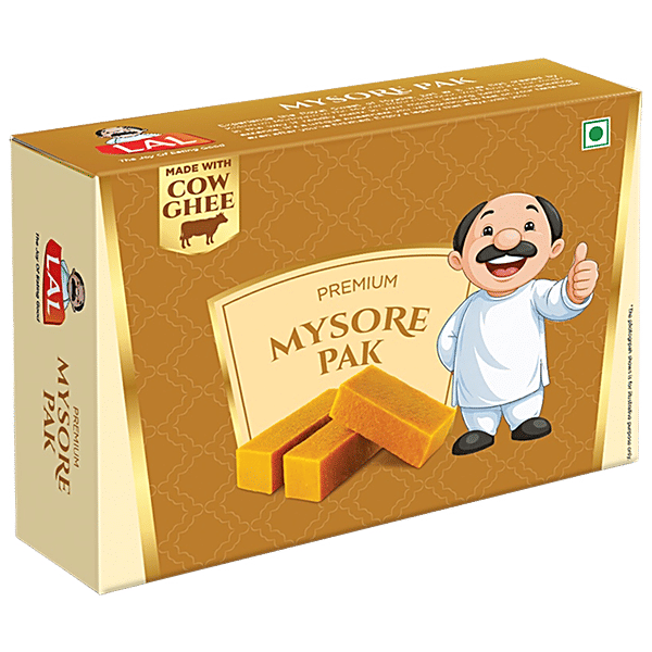 Lal Premium Cow Ghee Mysore Pak, 100 g - Image 1