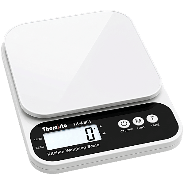 Themisto TH-WS04 Digital Kitchen Weighing Scale - White - Image 1