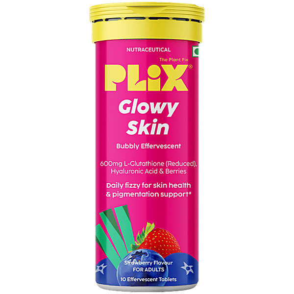 Plix Glowy Skin 600mg L-Glutathione Tablets, 10 pcs - Image 1