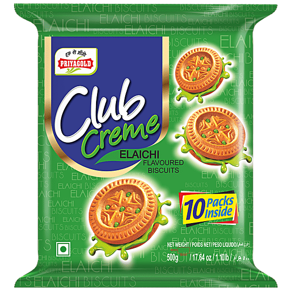 Buy Priyagold Sandwich Creme Biscuits Elaichi Flavored 500 Gm