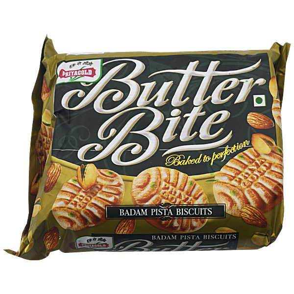 Priyagold Butter Bite Badam Pista Biscuits, 200 g - Main Image