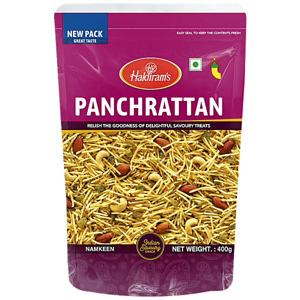 HALDIRAM’S PANCHRATTAN DRY FRUIT NAMKEEN 400G.