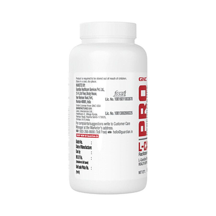gnc pro performance l carnitine tablets 500mg L-Carnitine | Burns Fat For Muscle Growth | Maximises Recovery | Aids in Healthy Weight Loss | Reduces Soreness & Fatigue | Formulated in USA | Per Serving | 60 Capsules GNC Pro Performance L-Carnitine 500