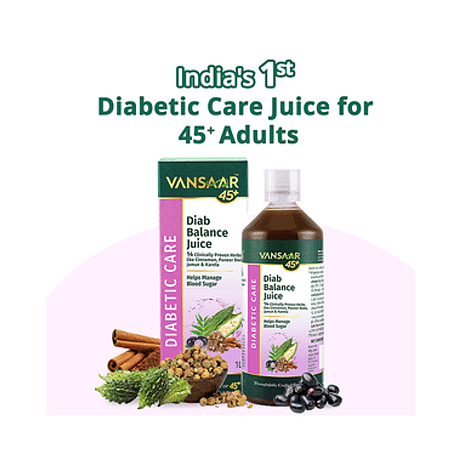 Buy Vansaar Vansaar 45+ Diab Balance Juice for Diabetes Care