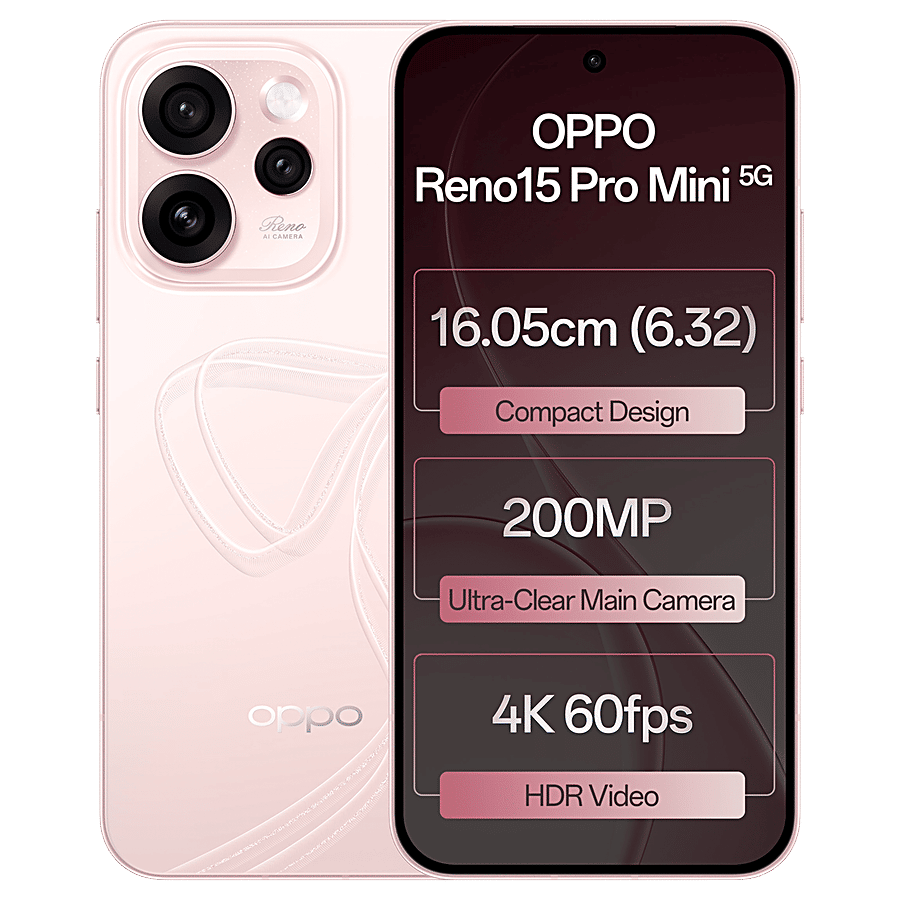 Buy Oppo oppo Reno15 Pro Mini 5G (12GB RAM, 256GB, Crystal Pink