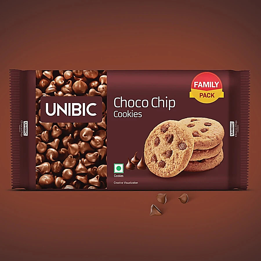 Buy Unibic Chocochip Cookies - Crispy, Zero Cholesterol & No Trans