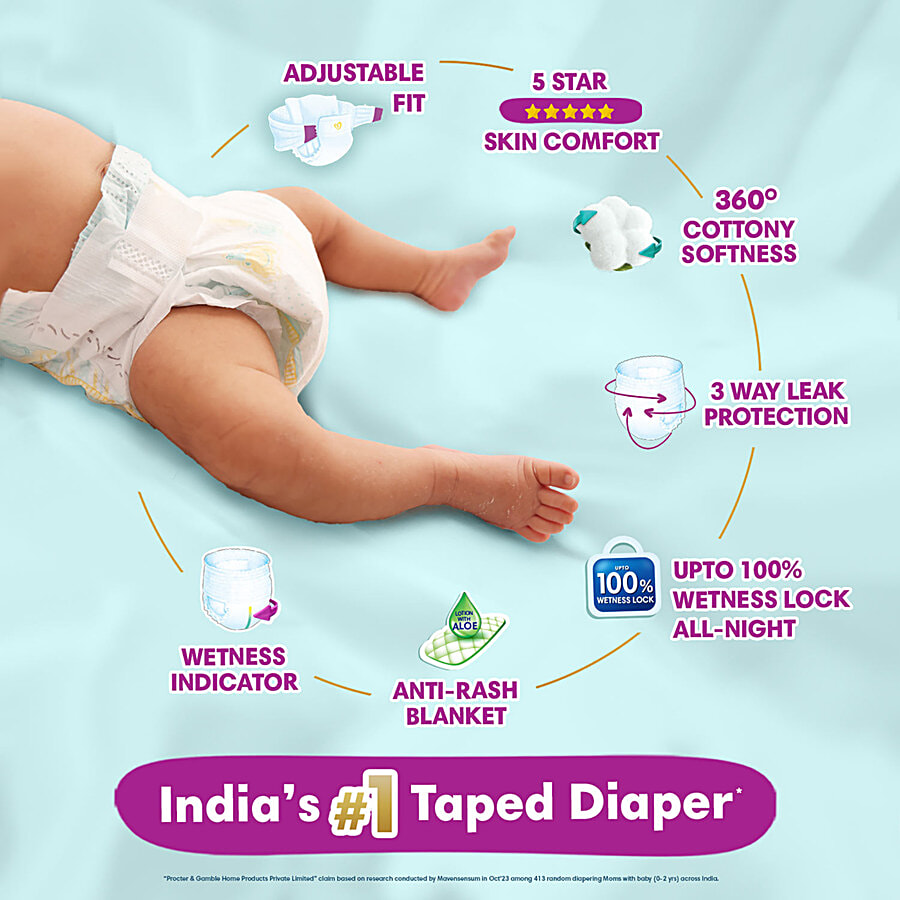 Buy Pampers Active Baby Diaper Xl 56 Pcs Pouch Online At Best
