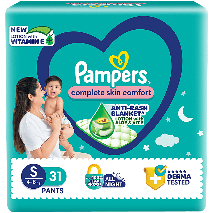 Pampers  All-Round Protection Diaper Pants - S, 4-8 kg - Diapers & Baby Hygiene on OZO Mart