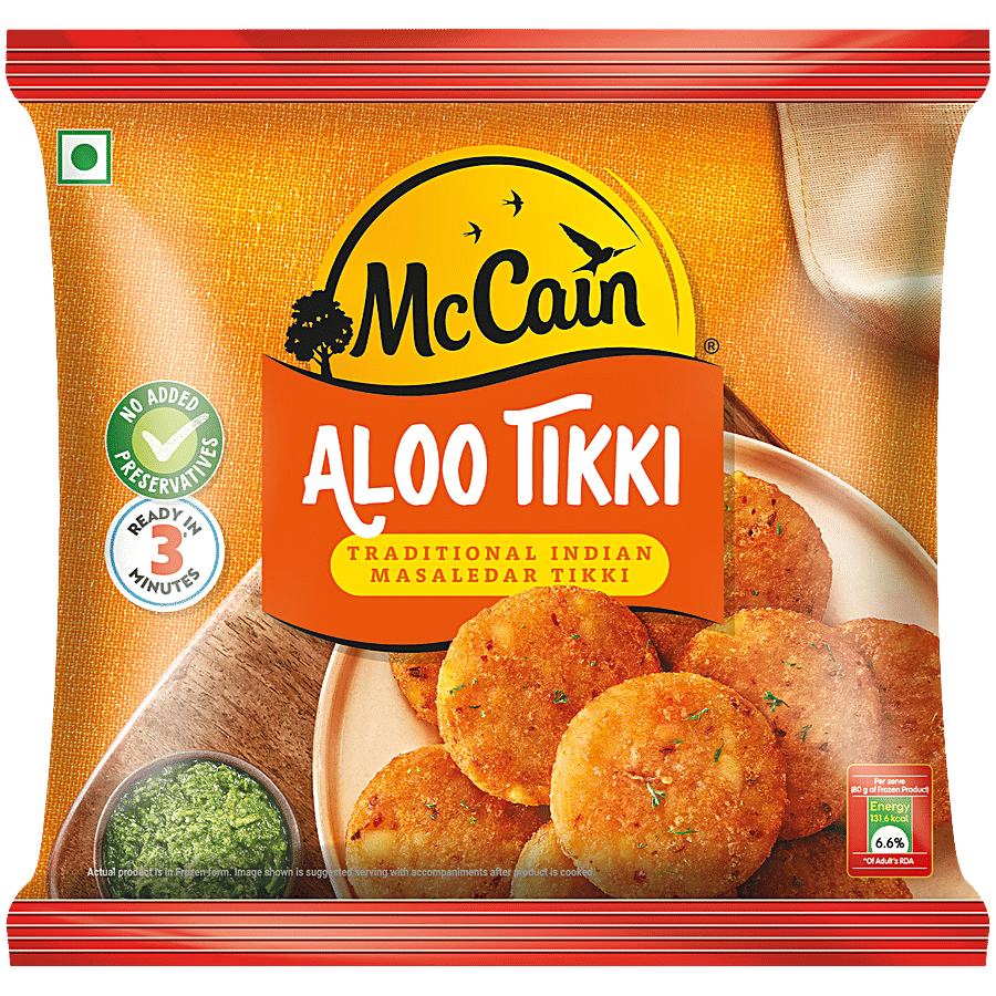 McCain Aloo Tikki - Frozen Snacks on OZO Mart