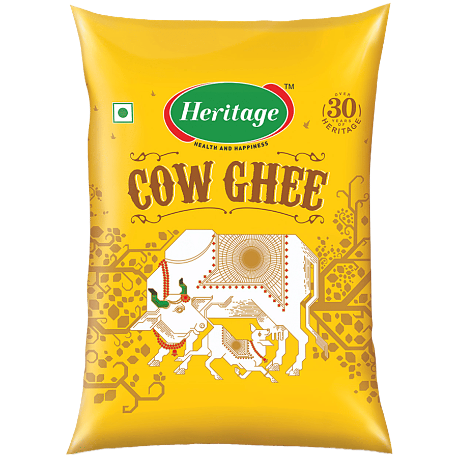 Heritage Cow Ghee/Tuppa - Agmark Special Grade Bring Home Health & Happiness - Ghee & Vanaspati on OZO Mart
