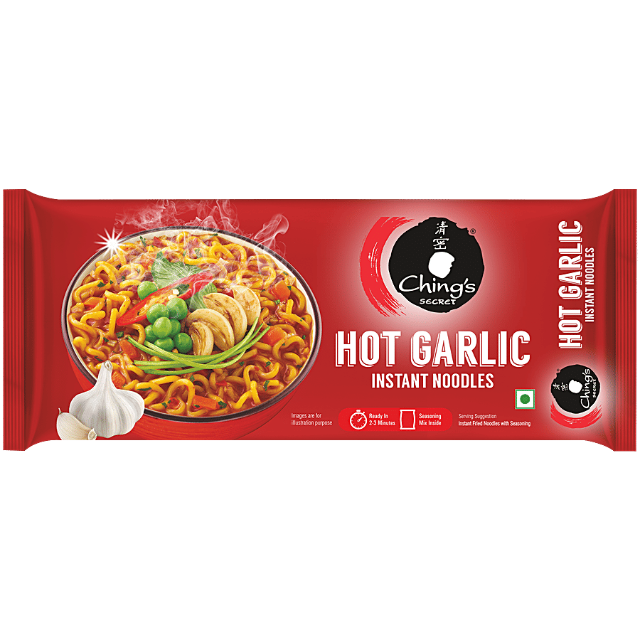 Ching's Secret Hot Garlic Instant Noodles - Noodles & Pasta on OZO Mart