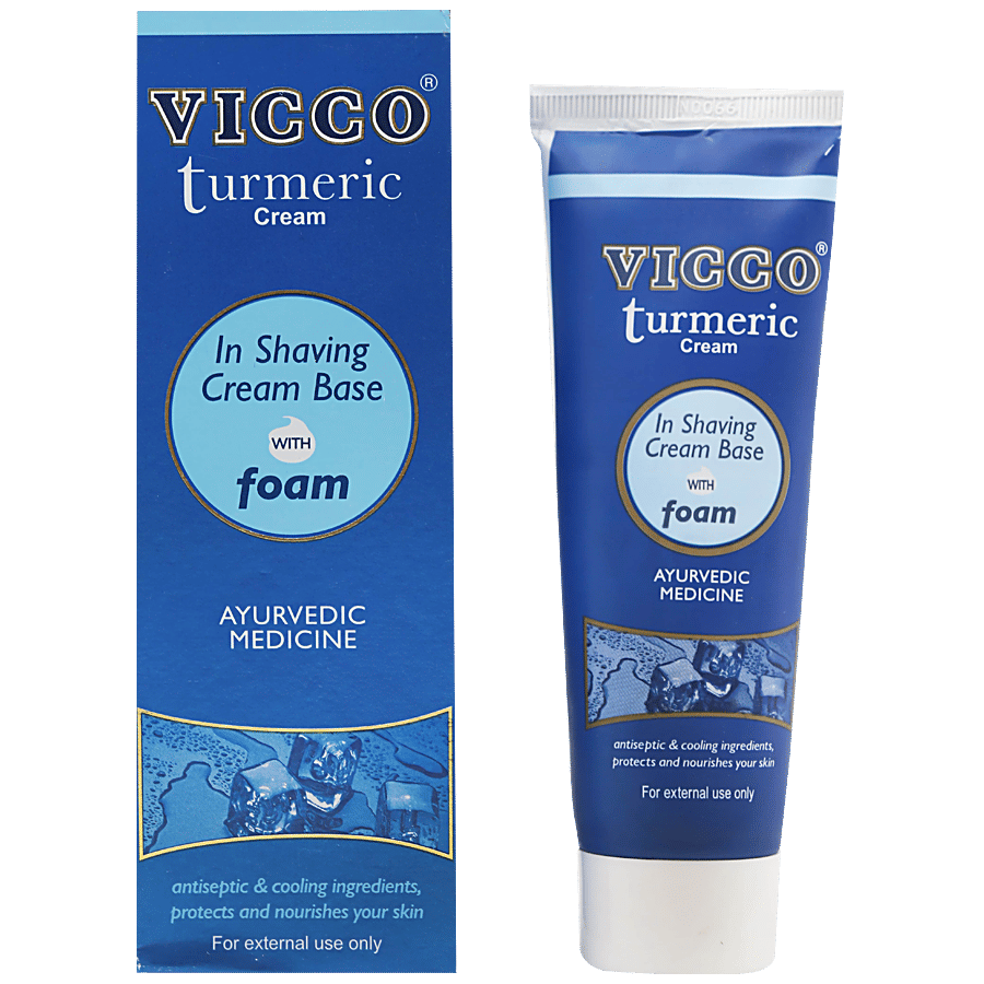 Turmeric Shaving Cream Base With Foam - Men’s Grooming on OZO Mart