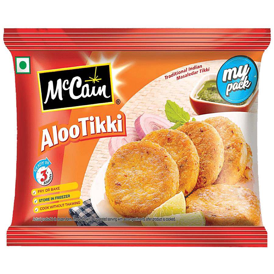 McCain Aloo Tikki - Mazedaar Masala - Frozen Snacks on OZO Mart