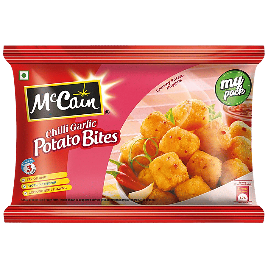 McCain Chilli Garlic Potato Bites - Crunchy Nuggets - Frozen Snacks on OZO Mart