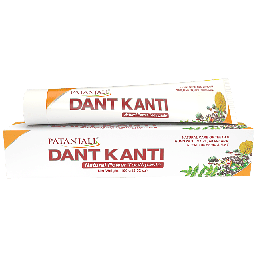 Patanjali Dant Kanti - Regular Dental Cream - Dairy Breakfast on OZO Mart