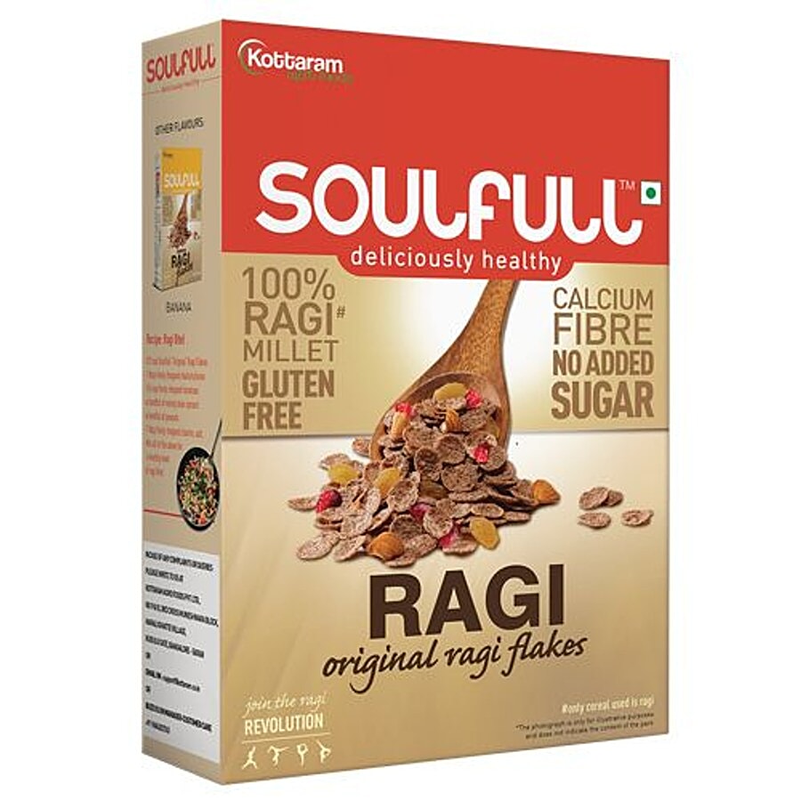 Tata Soulfull Ragi Flakes - Original - Breakfast Cereals on OZO Mart