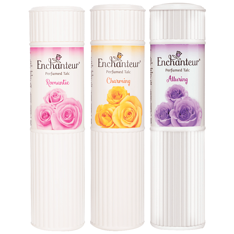 Buy Enchanteur Perfumed Talc Romantic 250 gm Online at Best