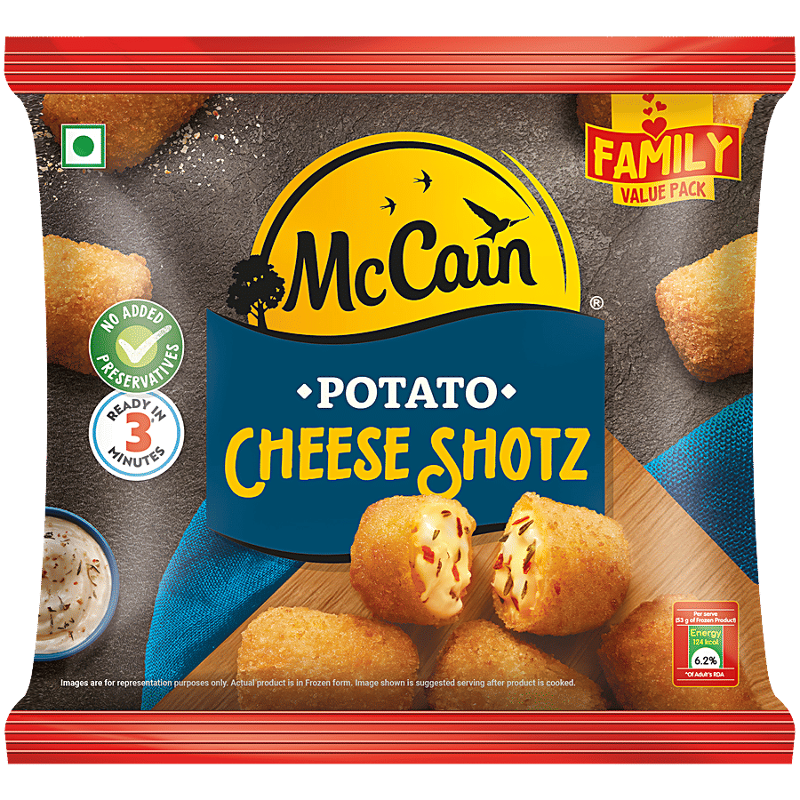 McCain Potato Cheese Shotz - Frozen Snacks on OZO Mart