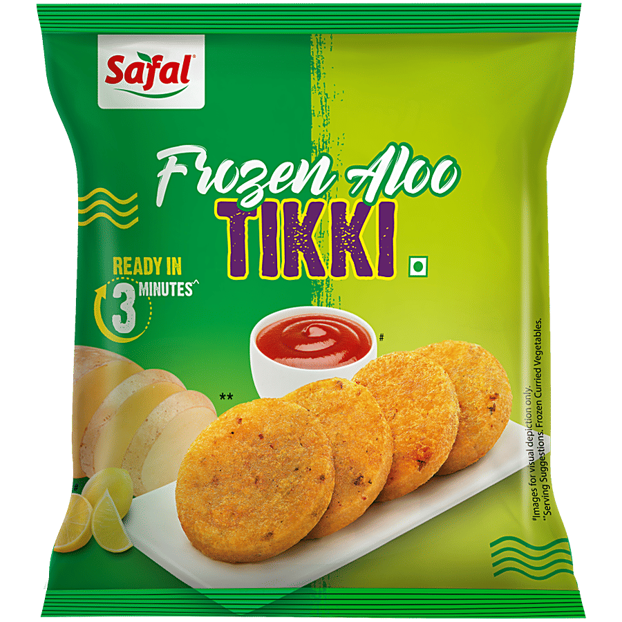 Safal Frozen Aloo Tikki - Frozen Snacks on OZO Mart
