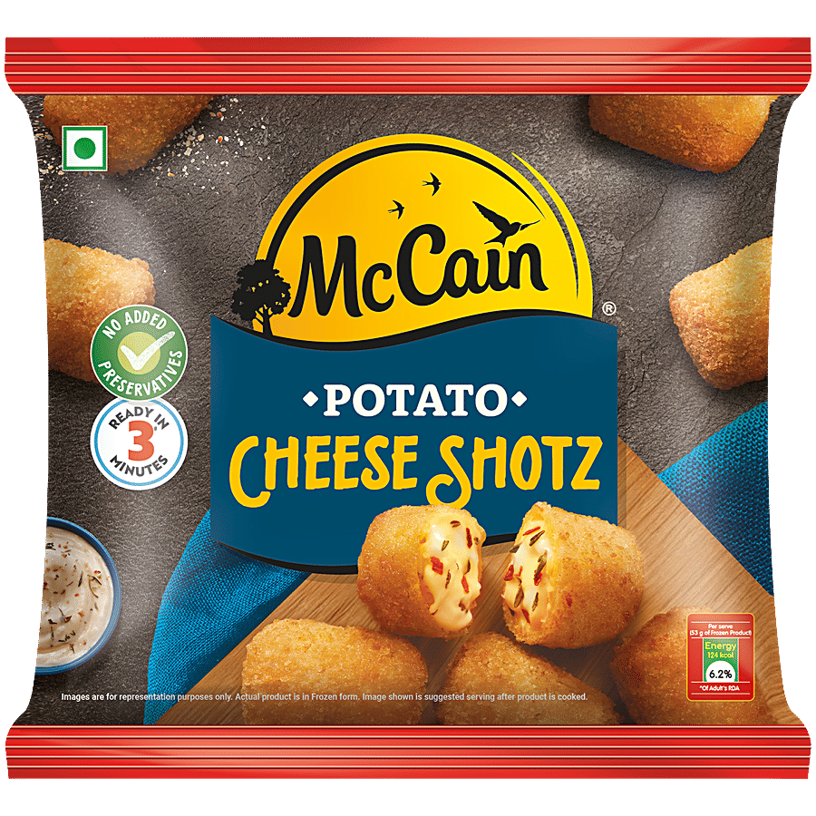 McCain Potato Cheese Shotz - Frozen Snacks on OZO Mart