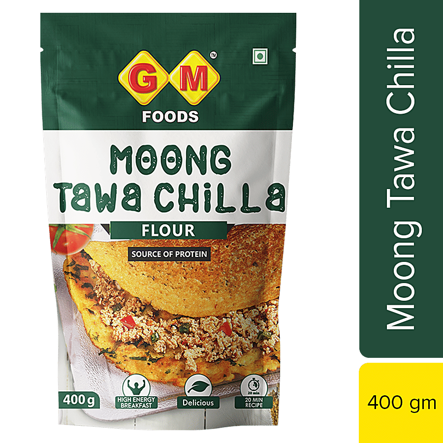 Gm Foods Moong Tawa Chilla - Split Lentils (Dal) on OZO Mart