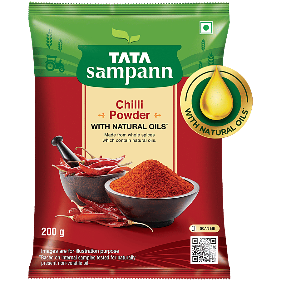 Tata Sampann Chilli/Lal Mirchi Powder With Natural Oils - Powdered Spices on OZO Mart