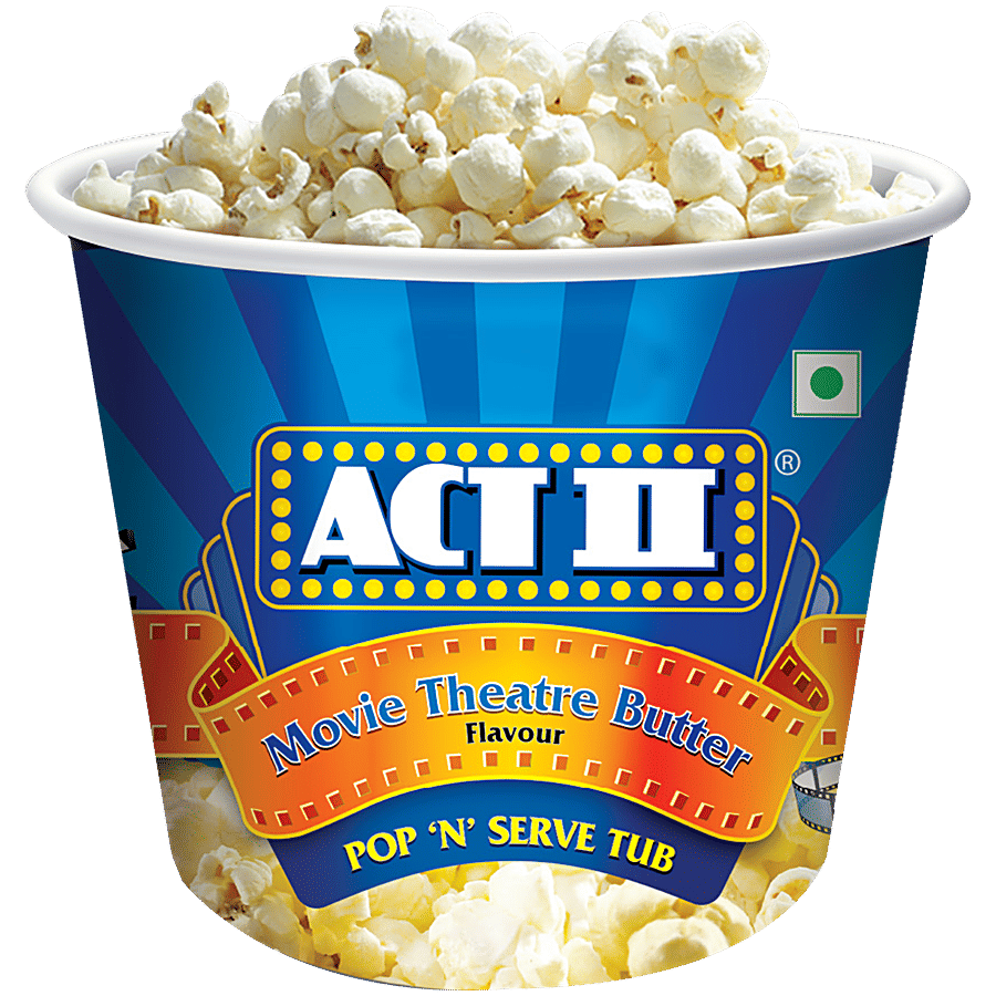 ACT II Microwave Popcorn Movie Theatre Butter Flavour, Snacks, 130 g