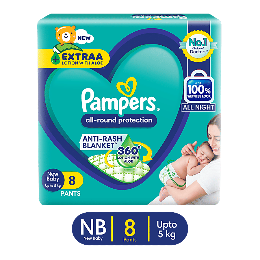 Pampers  Baby Diaper Pants - New Born - Diapers & Baby Hygiene on OZO Mart