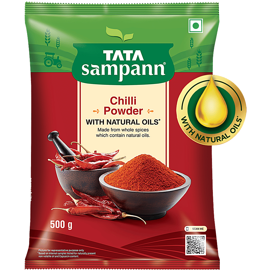 Tata Sampann Chilli/Lal Mirchi Powder With Natural Oils - Powdered Spices on OZO Mart