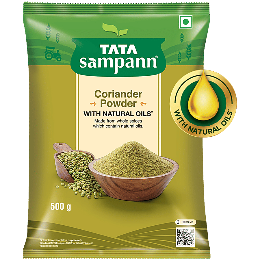 Tata Sampann Coriander/Dhania Powder With Natural Oils - Powdered Spices on OZO Mart