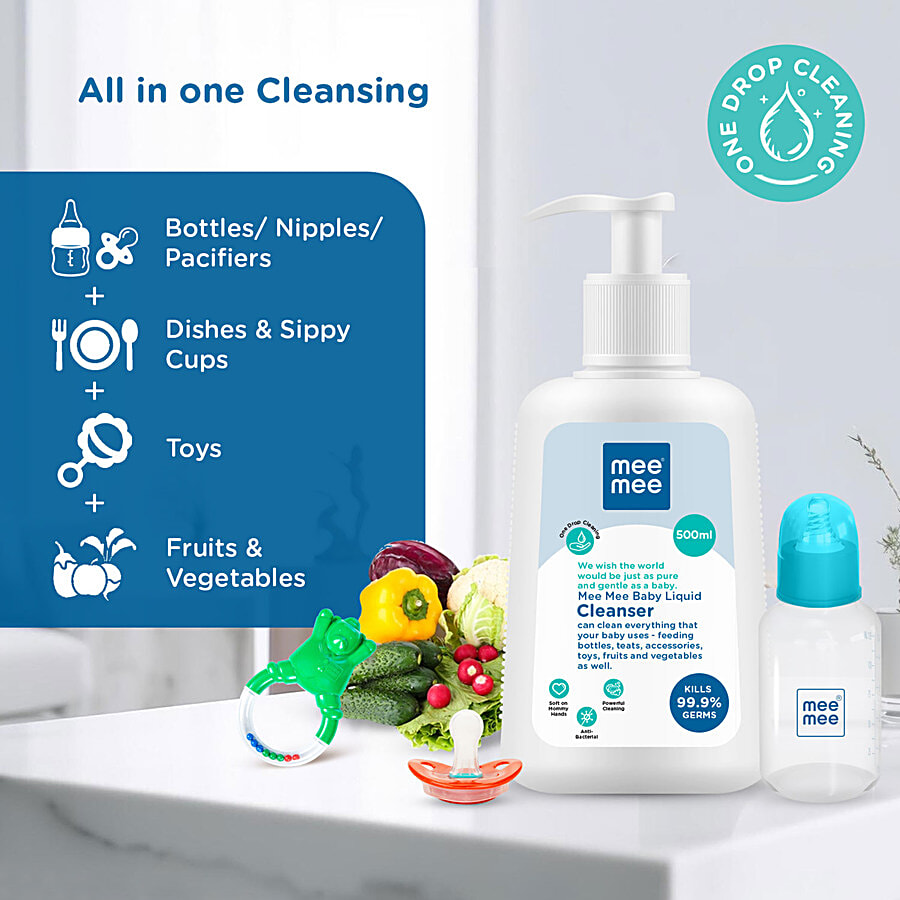 Mee Mee Baby Liquid Cleanser Anti Bacterial, 500 ml