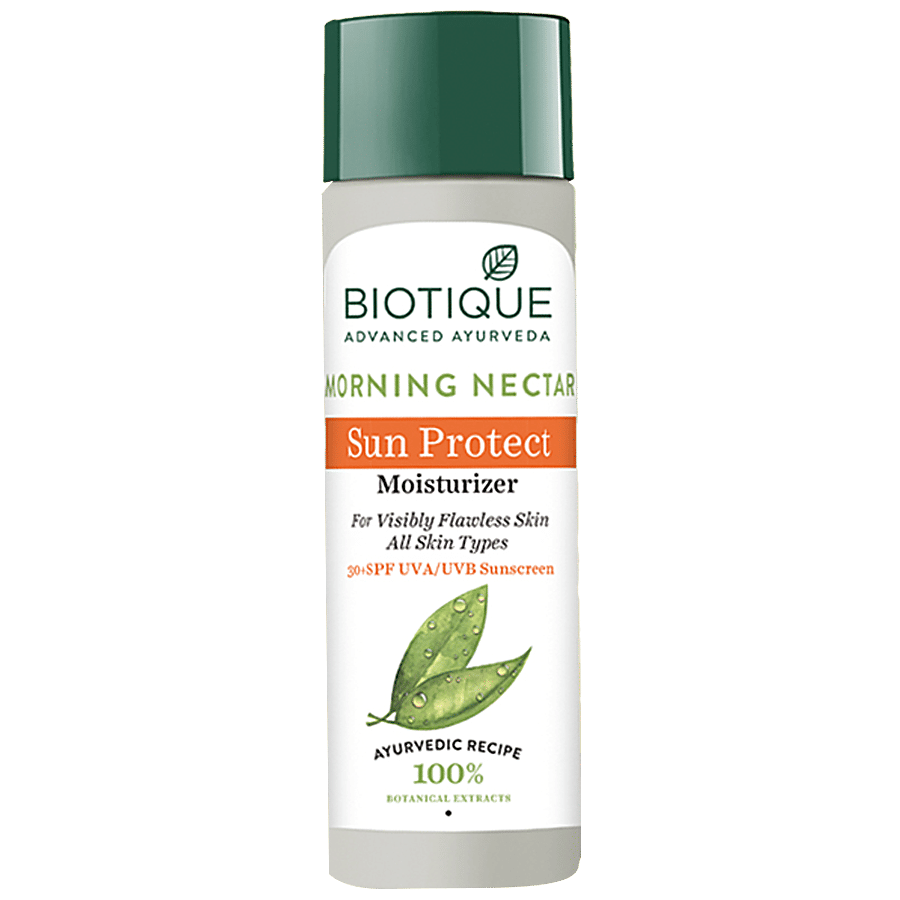 BIOTIQUE Sunscreen Lotion - Bio Morning Nectar, 30 SPF - Skin Care on OZO Mart
