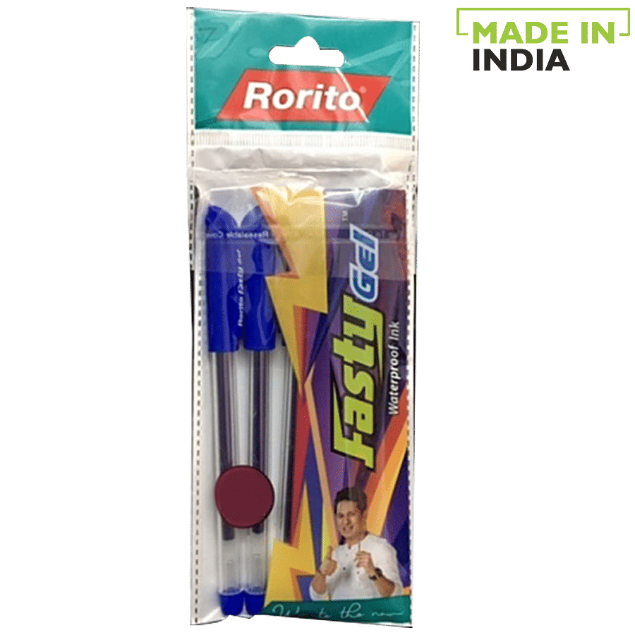 Rorito Fasty Gel Pen Blue Rorito Fasty Gel Pen (Pack Of 5s)