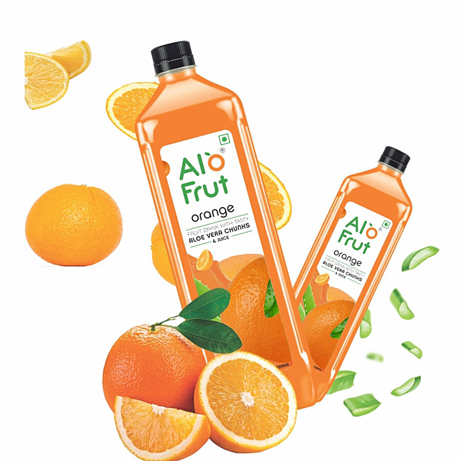Buy Alo Frut Orange Juice With Aloe Vera Online at Best Price of Rs 122 -  bigbasket