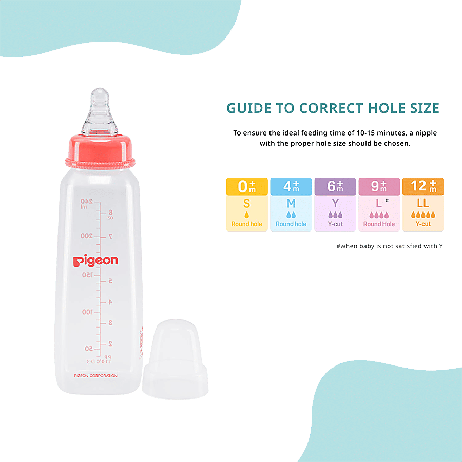 Pigeon Bottle Teats Size Guide Buy Pigeon Baby Peristaltic Nursing