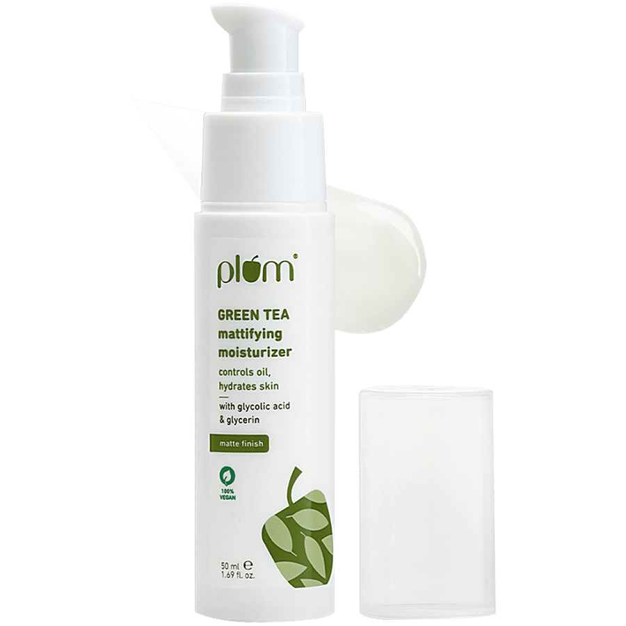 Plum Green Tea Mattifying Moisturizer - Dairy Breakfast on OZO Mart