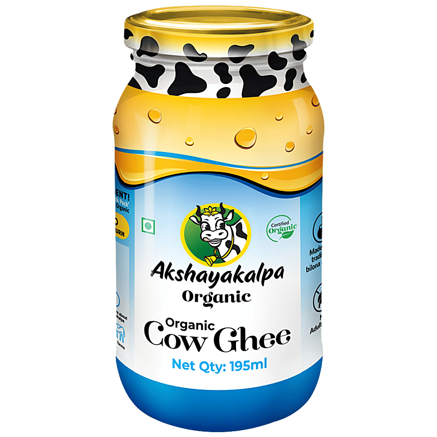 Akshayakalpa Organic Cow Ghee/Tuppa - Ghee & Vanaspati on OZO Mart