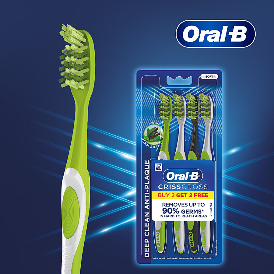 Buy Oral-B Pro Health Criss Cross Toothbrush - With Neem Extract