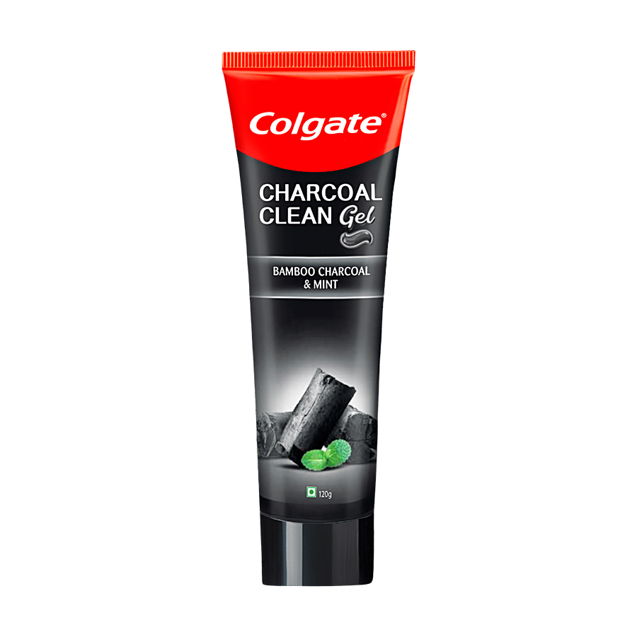 Colgate Charcoal Clean Gel Toothpaste - Bamboo Charcoal & Mint Flavour - Oral Care on OZO Mart