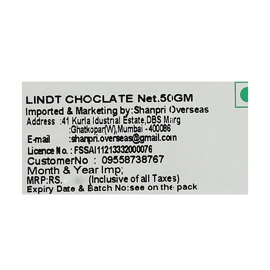 Buy Lindt Excellence Dark Chocolate - 99% Cocoa Online at Best