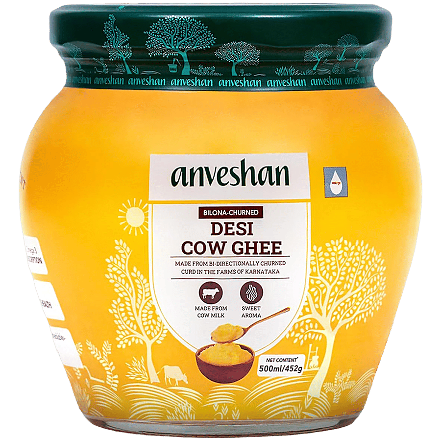 Anveshan A2 Desi Cow Ghee - Ghee & Vanaspati on OZO Mart