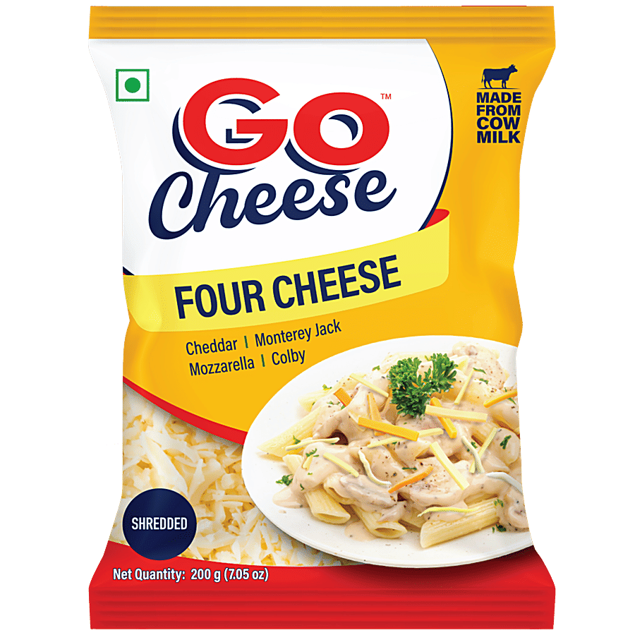 Go Cheese Shredded Four Cheese - Cheese on OZO Mart